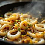 La cottura dei calamari