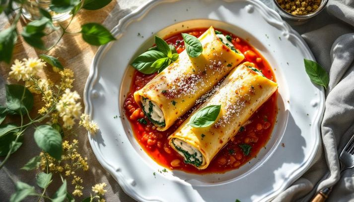 Cannelloni spinaci e ricotta