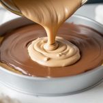 Assemblaggio cheesecake alla Nutella