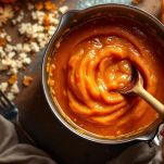 Confettura di zucca in cottura