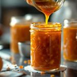 Confettura di zucca in barattolo