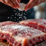 Salatura delle costine di maiale