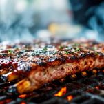 Cottura costine di maiale alla griglia