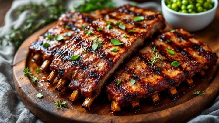 Costine di maiale alla griglia