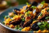 Cozze gratinate dorate