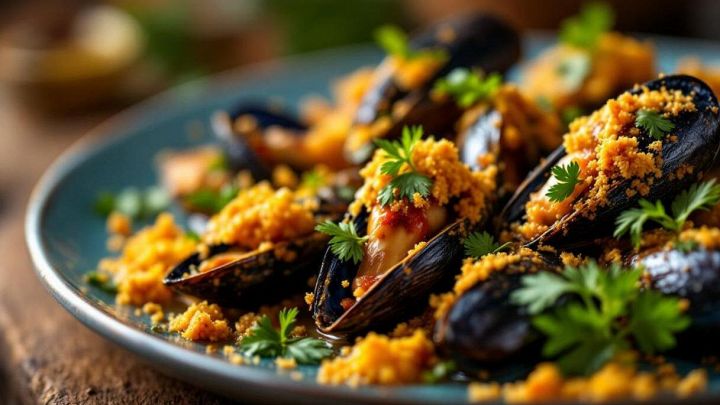 Cozze gratinate al forno