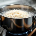 cottura del riso per le frittelle