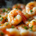 Preparazione dei gamberi