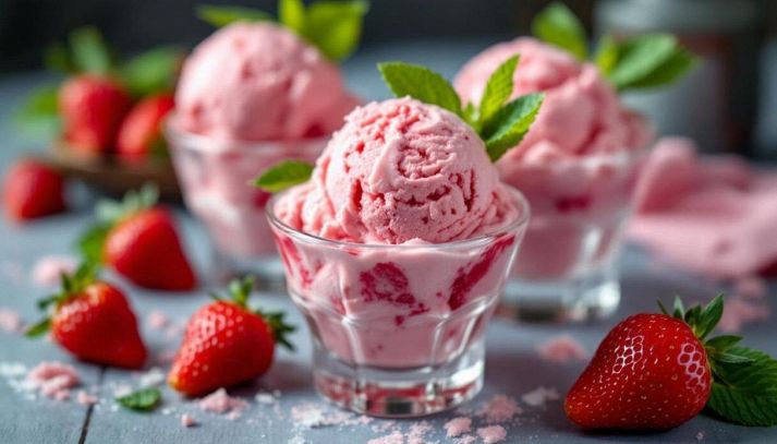 Gelato alla fragola