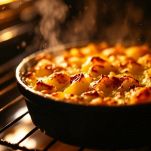 Cottura del gratin di patate