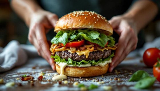 Assemblate l'hamburger