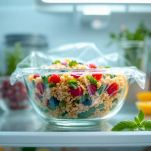 insalata di farro in frigo