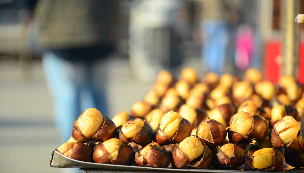 Le castagne al microonde sono pronte