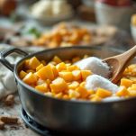 Pesche, zucchero e limone