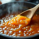 Marmellata di mandarini in cottura