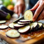 Preparazione delle melanzane