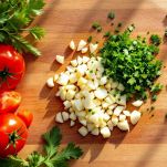 Preparazione delle verdure