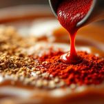 L'aggiunta delle spezie e del colorante