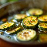 zucchine con brodo alle verdure