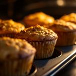 Cottura dei muffin alla banana