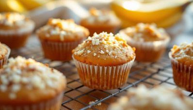 Muffin alla banana fatti in casa