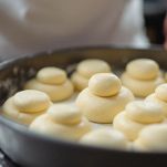 Palline di impasto per il ban brioche