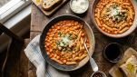 pasta e ceci alla romana con mezze penne