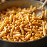 pasta e ceci con mezze penne