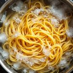 La cottura delle linguine