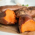 Patate dolci al forno pronte