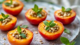 Pesche ripiene al forno