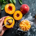 Pesche svuotate a metà