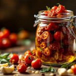pomodori secchi sott'olio in barattolo pronti da gustare