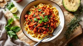 Ragù di seitan al pomodoro