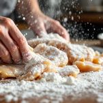 Bocconcini di pollo infarinati