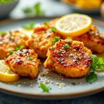 Pollo al limone con sesamo