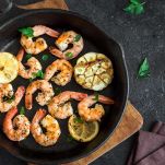 rosolare gamberi sgusciati