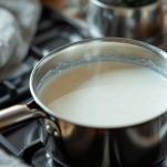 Preparazione del composto di latte e panna