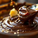 Composto di cioccolato e burro ben mescolato.