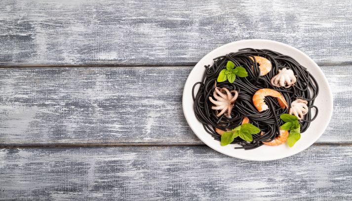 Spaghetti al nero di seppia
