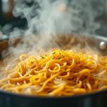 preparazione degli spaghetti