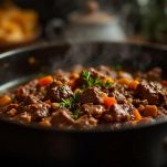 Continuate la cottura a fuoco basso per circa 2 ore, controllando di tanto in tanto e aggiungendo brodo se necessario.