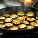 Cottura delle zucchine trifolate