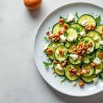 Carpaccio di zucchine pronto