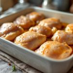 Cosce di pollo nella pirofila