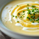 Crema fredda di patate e porri