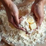 La preparazione della pasta frolla