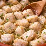 pesce in cottura per i crostini