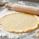 impasto del fiadone in una sfoglia