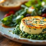 Flan di spinaci pronto